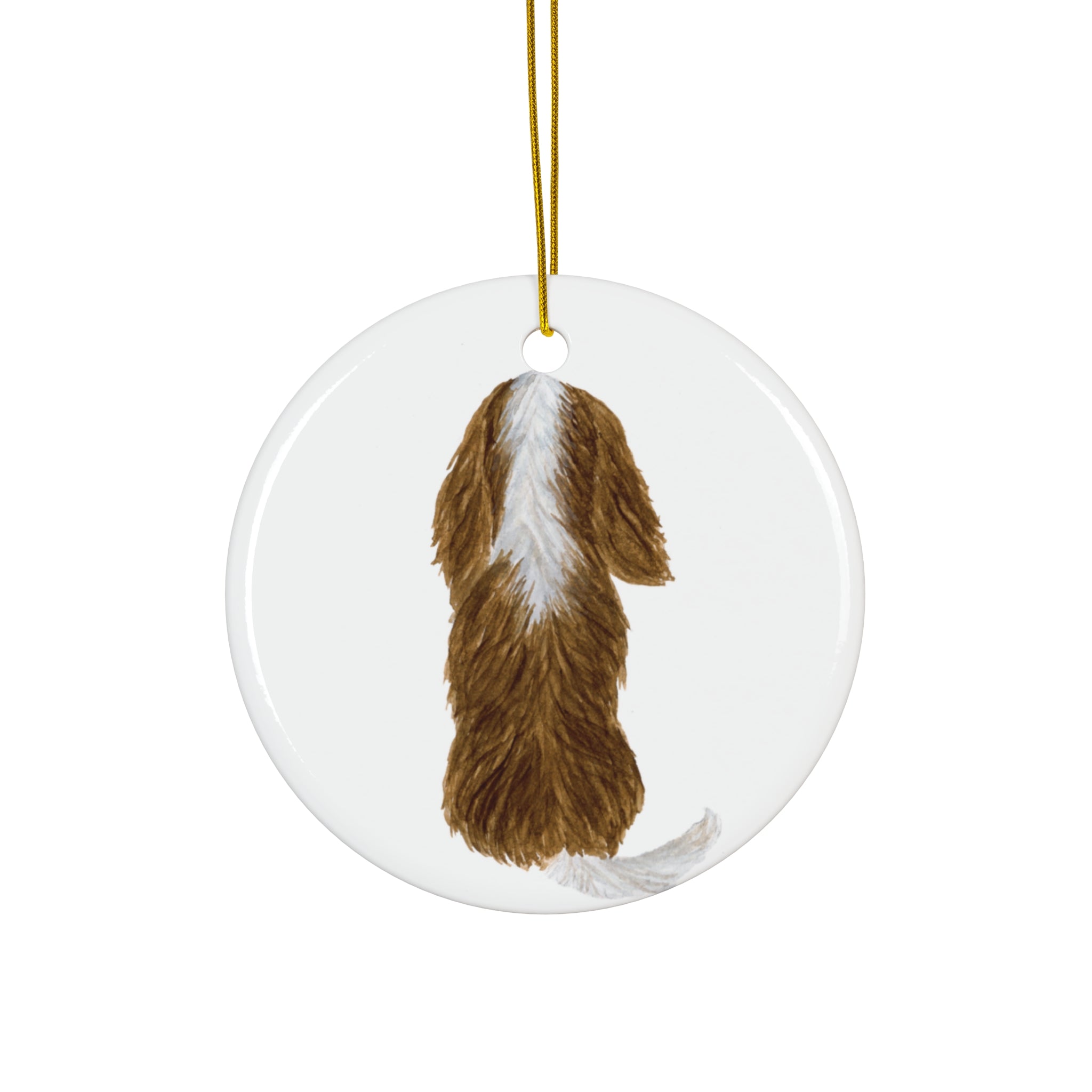 Dog Ceramic Disc Ornament         Item #215061