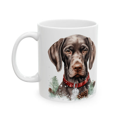 Festive Christmas Puppy Mug 11oz  Item #740011
