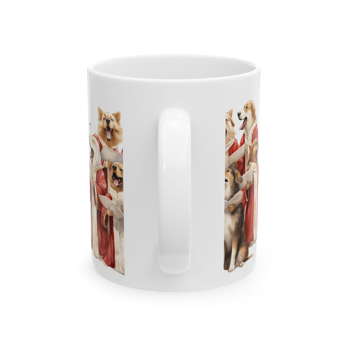 Christmas Choir Dogs Ceramic Mug 11oz  Item #263123
