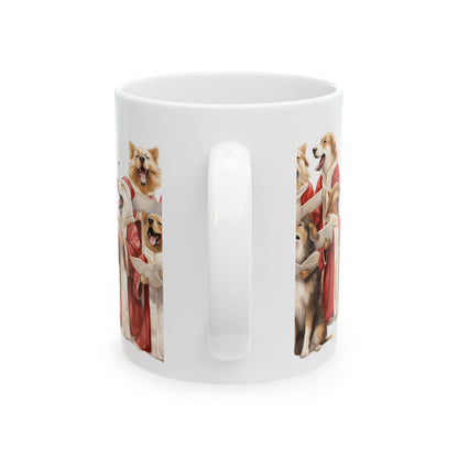 Christmas Choir Dogs Ceramic Mug 11oz  Item #263123