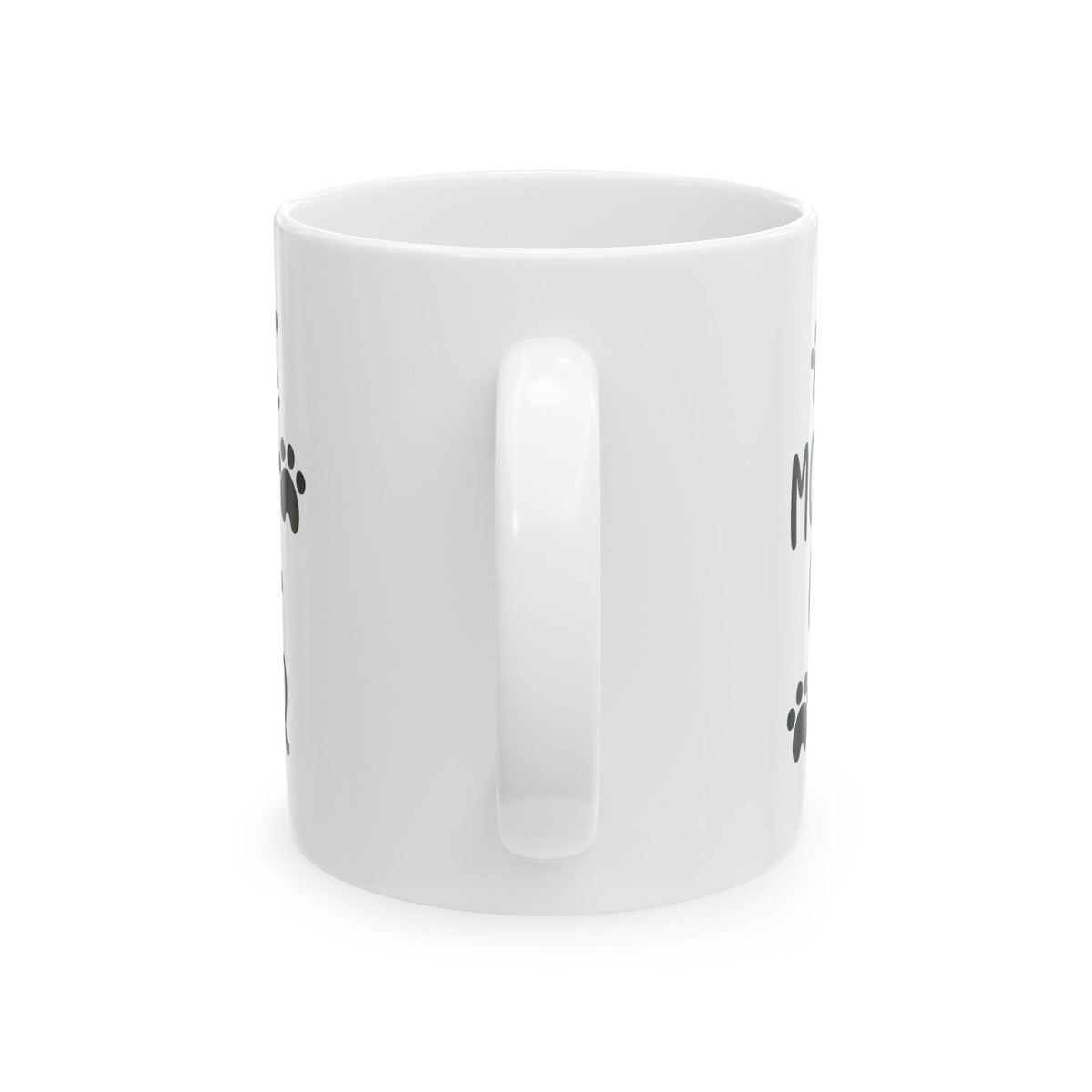 Cat Mom Coffee Mug – "World's Best Mother of Cats" Ceramic Mug with Paw Print Design 11oz   Item #83732