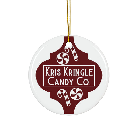 Kris Kringle Candle Co Ceramic Disc Ornament         Item #8387335