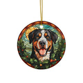 Greater Swiss Mountain Dog Ceramic Disc Ornament                  Item #3896949