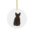 Dog Ceramic Disc Ornament          Item #3118329