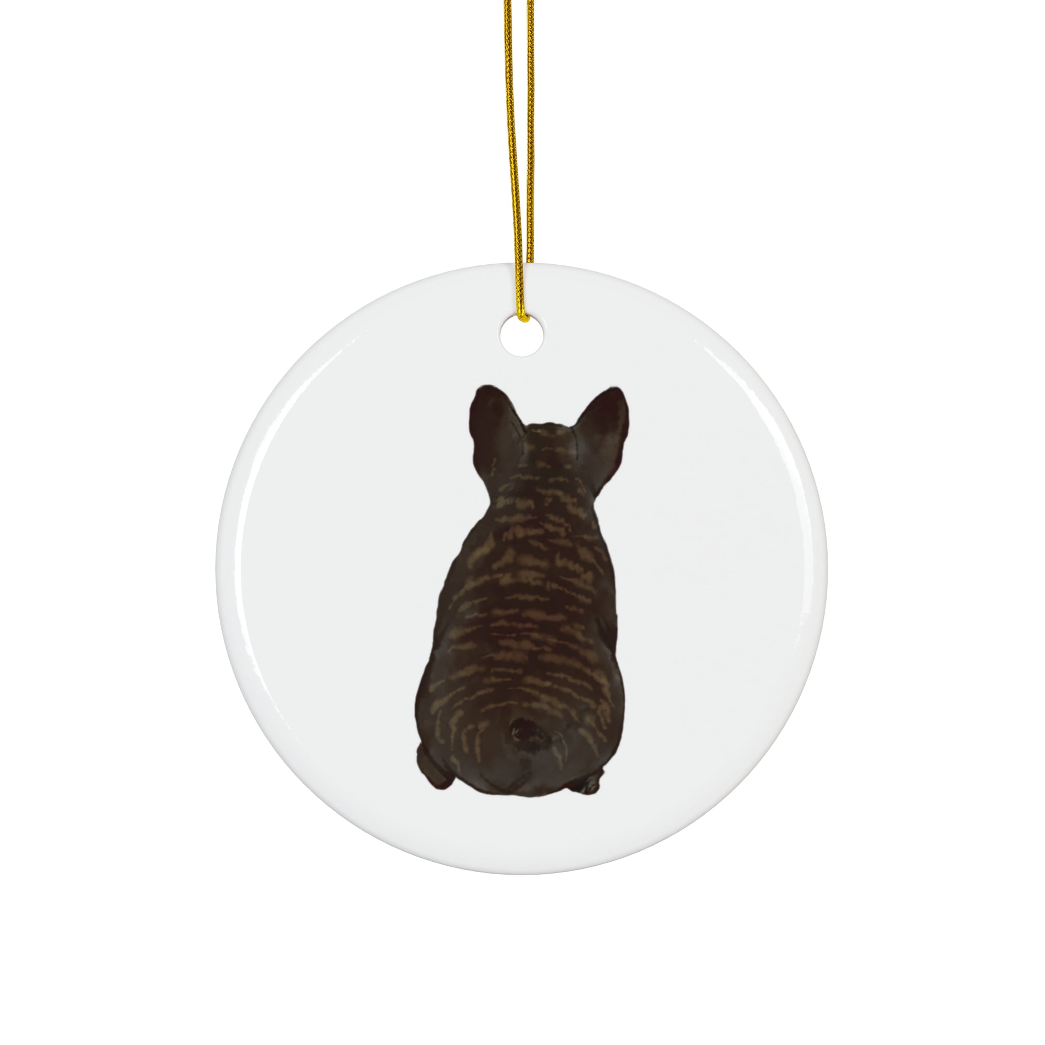 Dog Ceramic Disc Ornament          Item #3118329