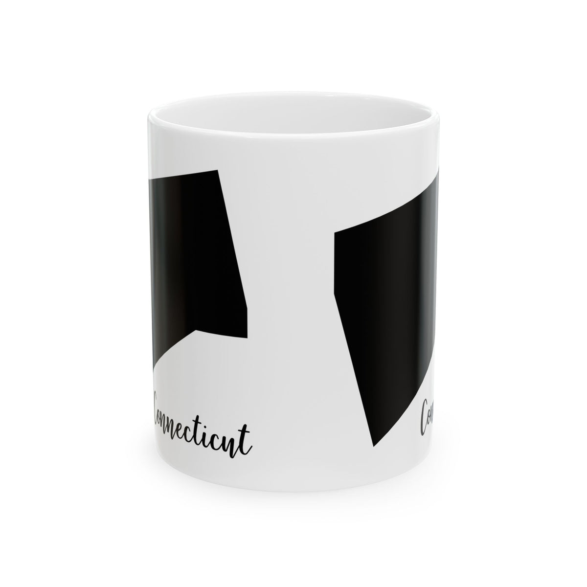 Connecticut State Silhouette Ceramic Mug – 11oz    Item #960508