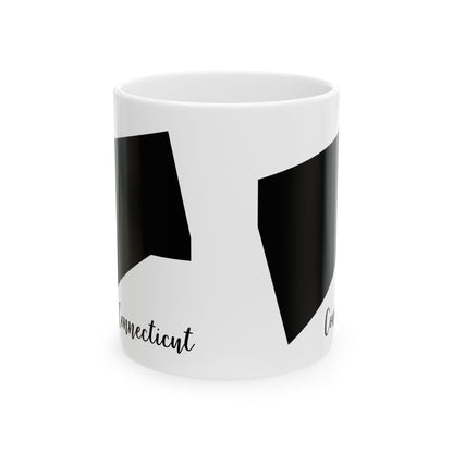 Connecticut State Silhouette Ceramic Mug – 11oz    Item #960508