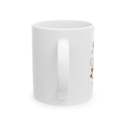 Mug — "I Woof You" Cute Dog Paw Love Ceramic Coffee Mug 11oz  Item #935039