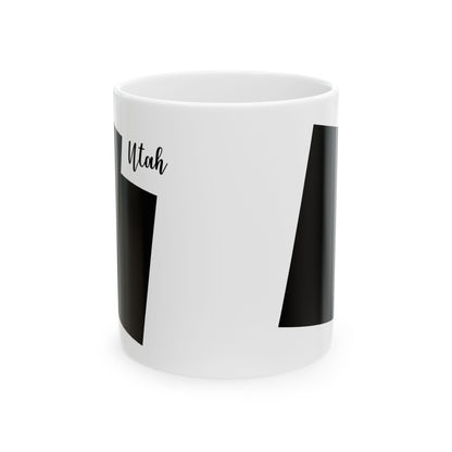 Utah State Silhouette Ceramic Mug – 11oz    Item #972718