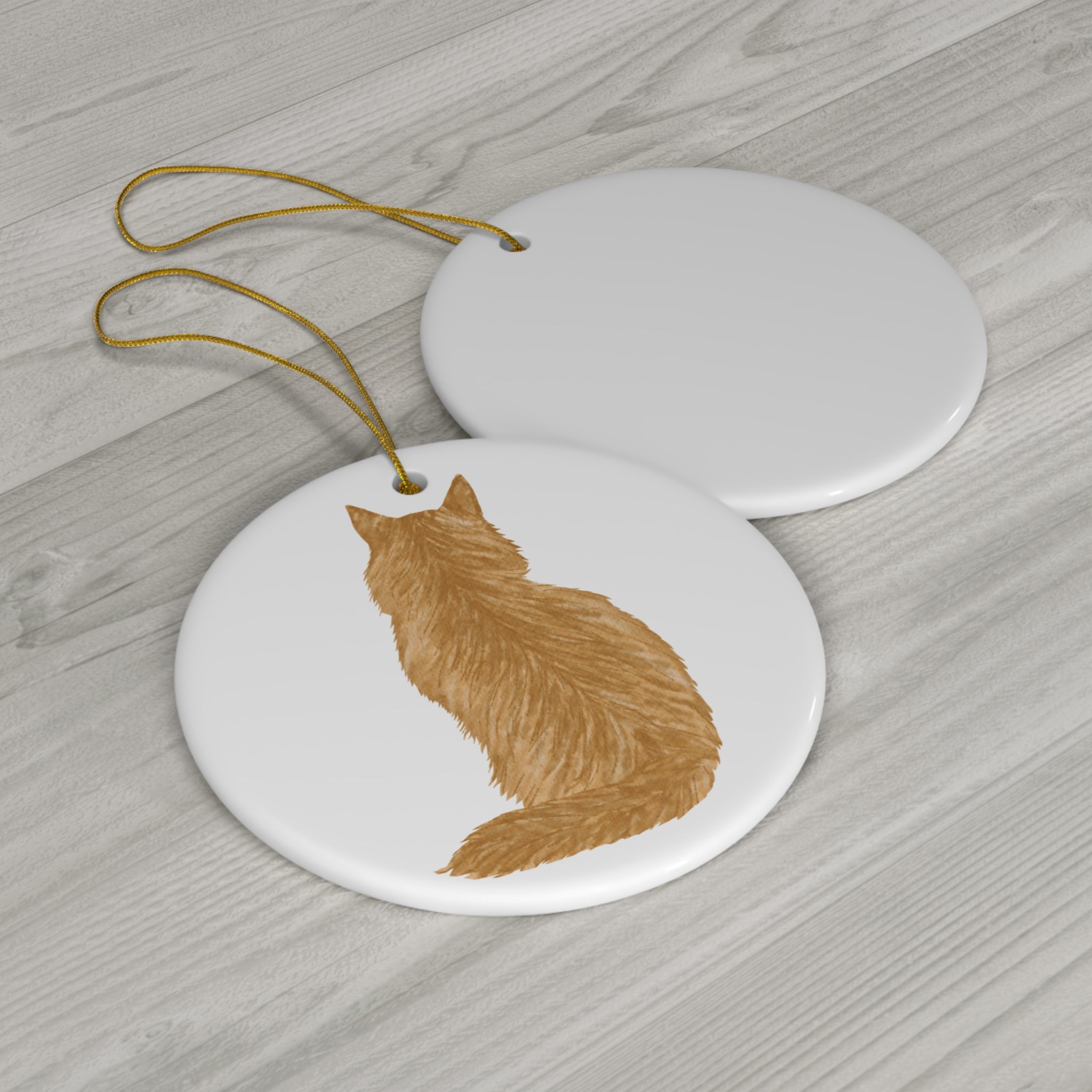 Cat Ceramic Ornament     Item #276188 - Buckshot's Bargain Barn