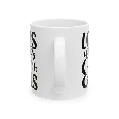 Ceramic Mug — "Love Is" Funny Dog Mom Coffee Mug 11oz  Item #538761