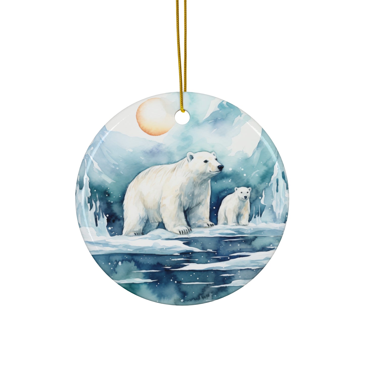 Ceramic Ornament - Polar Bear     Item #1023703