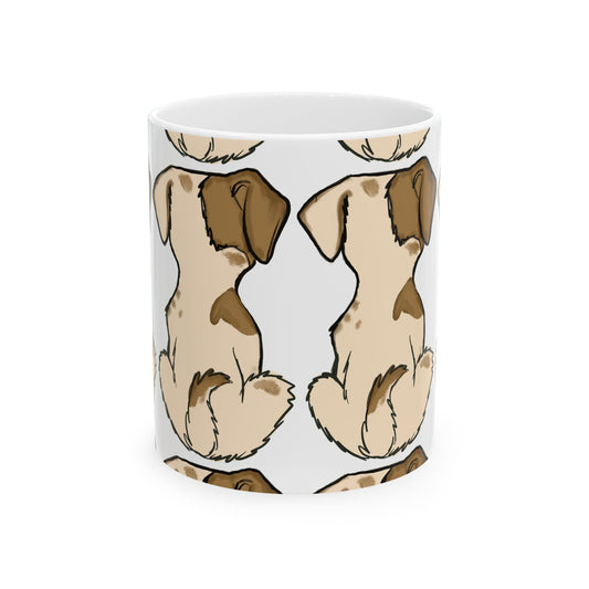 Cute Puppy Pattern Ceramic Mug – Dog Lover Coffee Cup 11oz   Item #389709