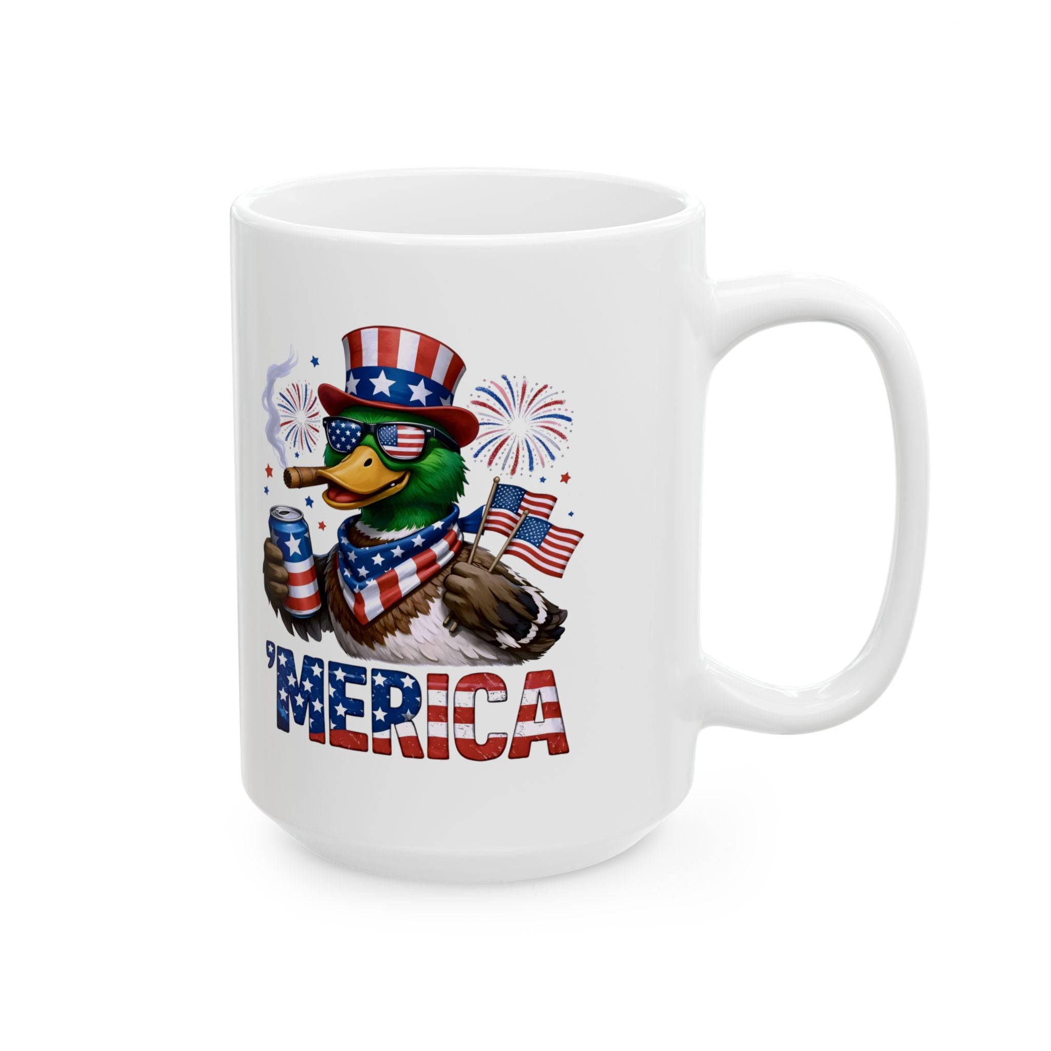 Patriotic Eagle USA Ceramic Mug – 15oz  Item #319068