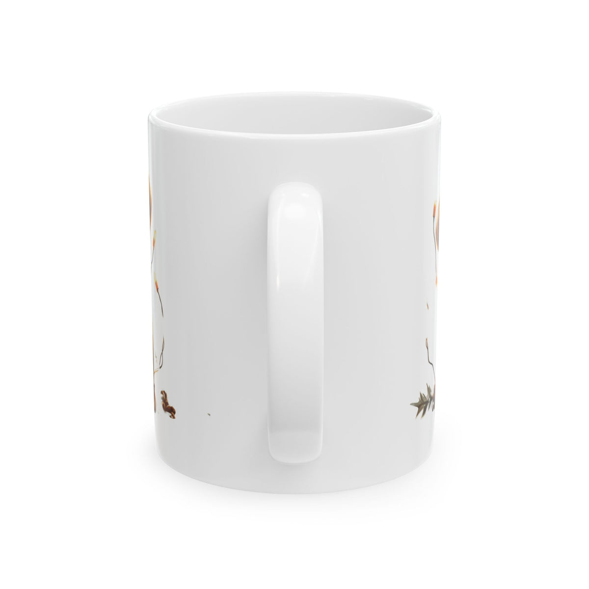 Autumn Puppy Ceramic Mug — Cute Dog Coffee Cup 11oz   Item #198237
