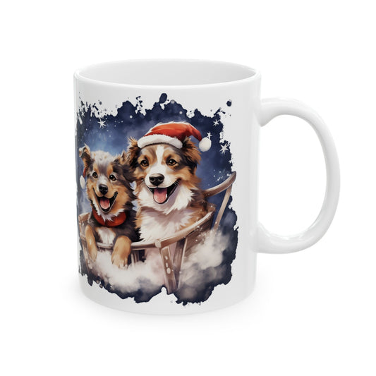 Christmas Dogs Ceramic Mug 11oz  Item #426686