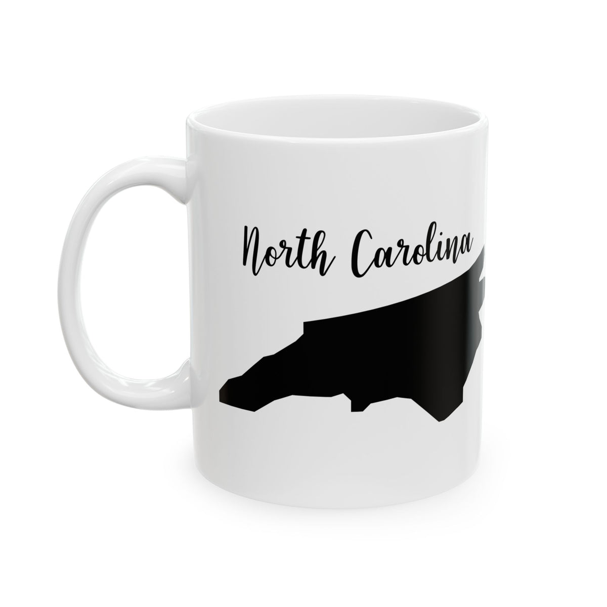North Carolina State Silhouette Ceramic Mug – 11oz    Item #675235
