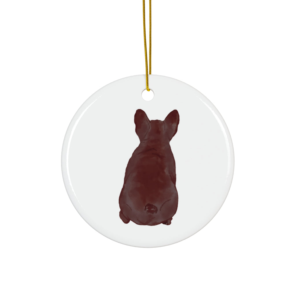 Dog Ceramic Disc Ornament          Item #5825017