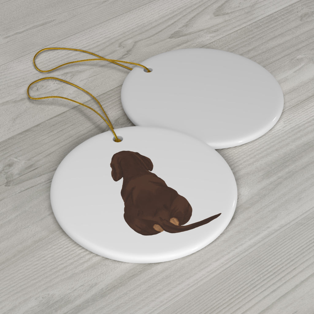 Dog Ceramic Disc Ornament         Item #5231942
