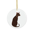 Cat Ceramic Ornament By Santa's Creations    Item #7455716 - Buckshot's Bargain Barn