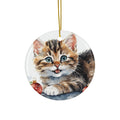Ceramic Ornament - Christmas Cat     Item #8701488