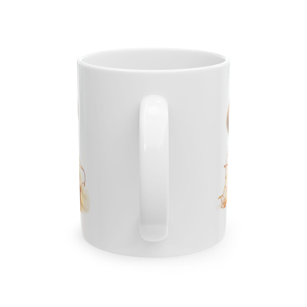 Festive Adorable Puppy In Lights Ceramic Mug  11oz  Item #470559