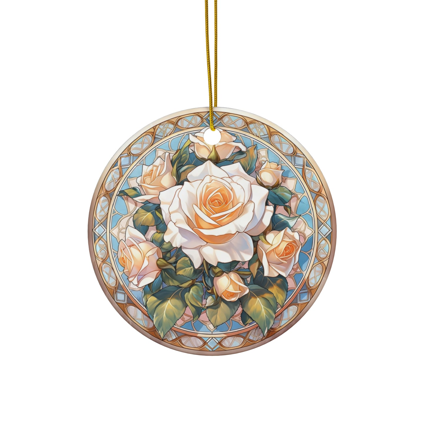 Ceramic Ornament - Rose     Item #7978924