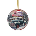 Blue Truck Ceramic Ornament    Item #213886 - Buckshot's Bargain Barn