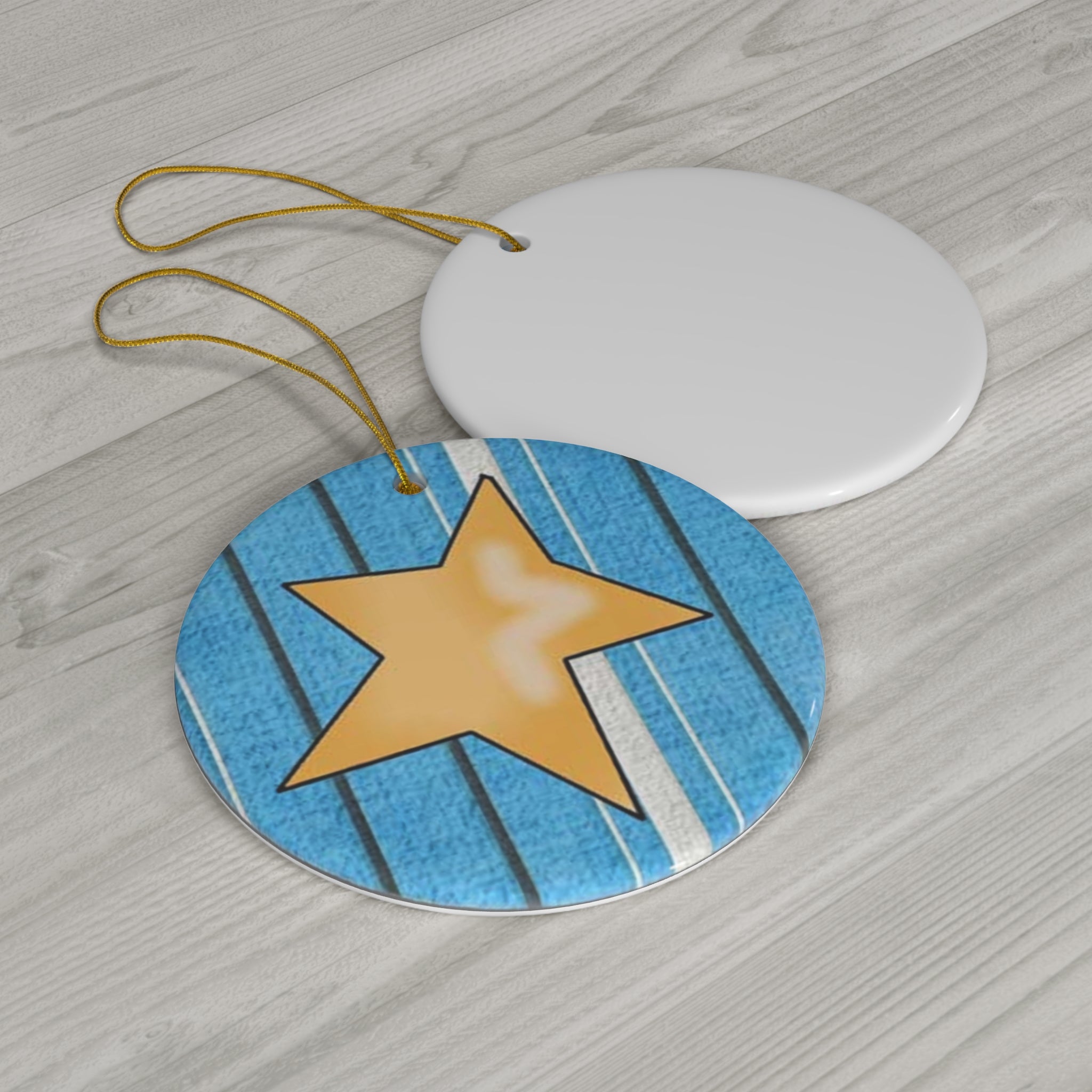 Star Ceramic Ornament     Item #4915016 - Buckshot's Bargain Barn