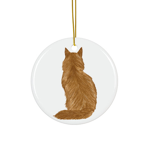 Cat Ceramic Ornament     Item #536544 - Buckshot's Bargain Barn
