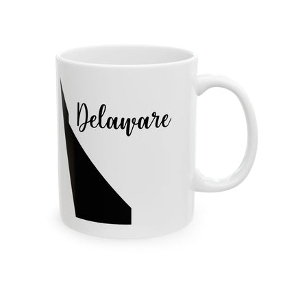 Delaware State Silhouette Ceramic Mug – 11oz    Item #90606