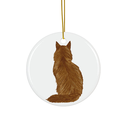 Cat Ceramic Ornament      Item #4239733 - Buckshot's Bargain Barn
