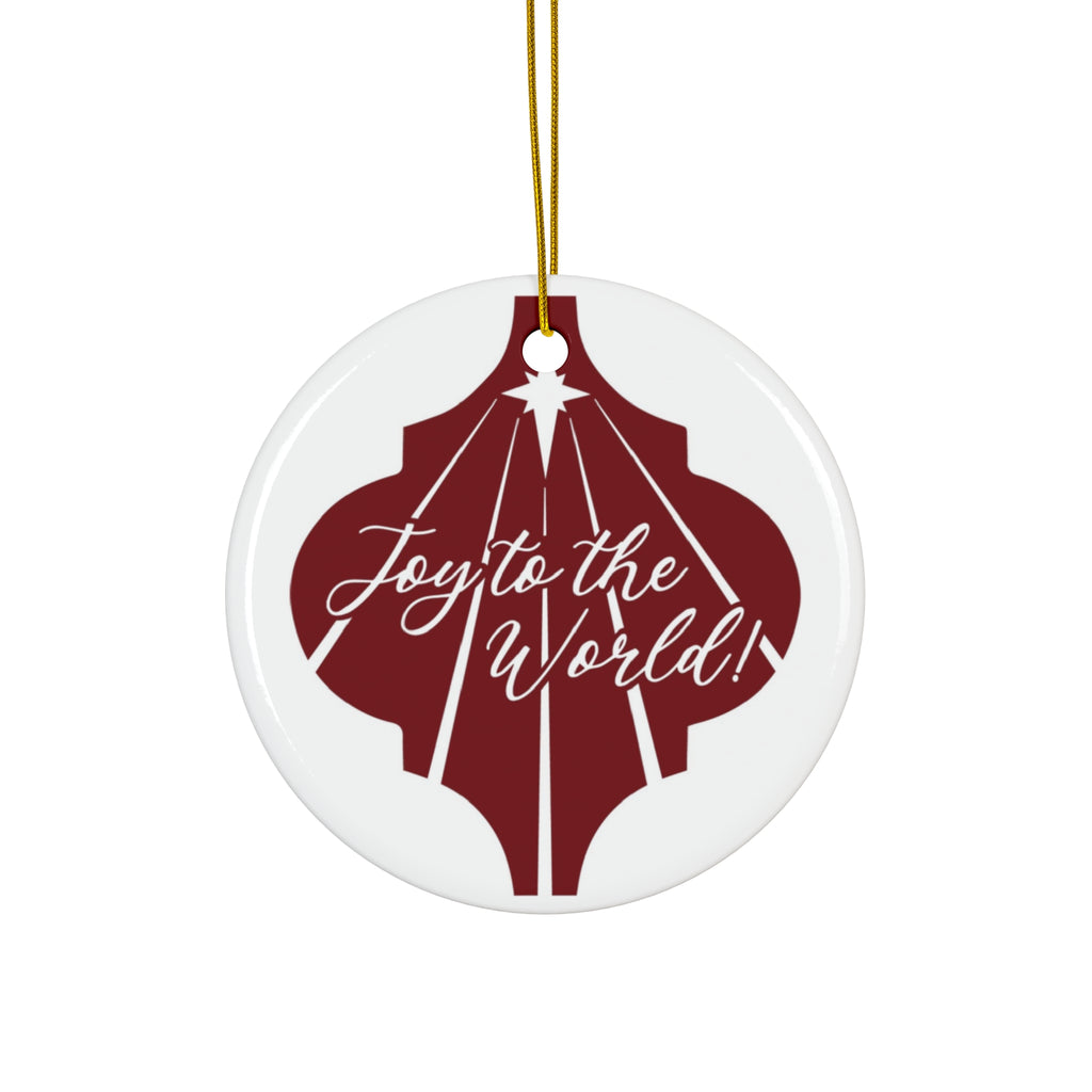 Joy To The World! Ceramic Disc Ornament       Item #7065895