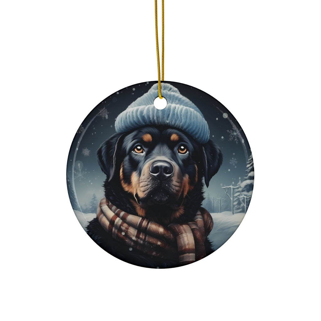Dog Ceramic Disc Ornament             Item #3246855