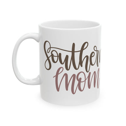 Southern Soul Mom Ceramic Mug – Script Calligraphy Coffee Cup 11oz    Item #736571
