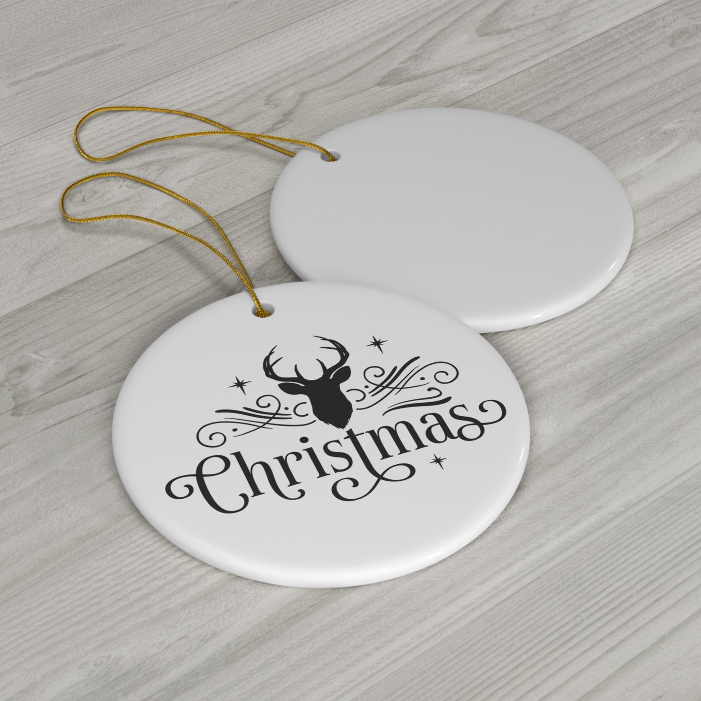 Christmas Ceramic Disc Ornament         Item #6489416