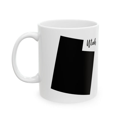 Utah State Silhouette Ceramic Mug – 11oz    Item #972718