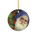 Santa Ceramic Disc Ornament           Item #1137795