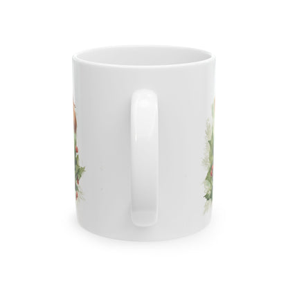 Christmas Holly Dog Mug  11oz  Item #96557