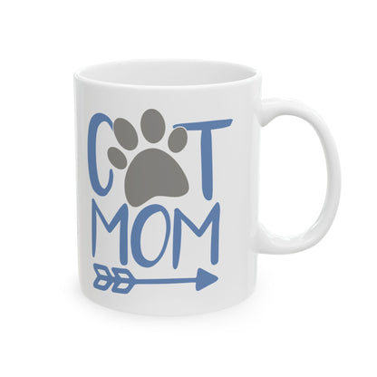 Ceramic Mug - Cute Mom Paw Print Coffee Mug 11oz    Item #706959