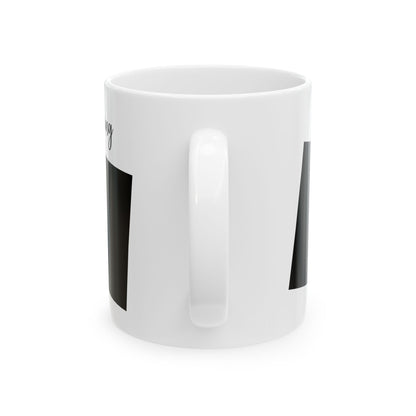 Wyoming State Silhouette Ceramic Mug – 11oz    Item #765043