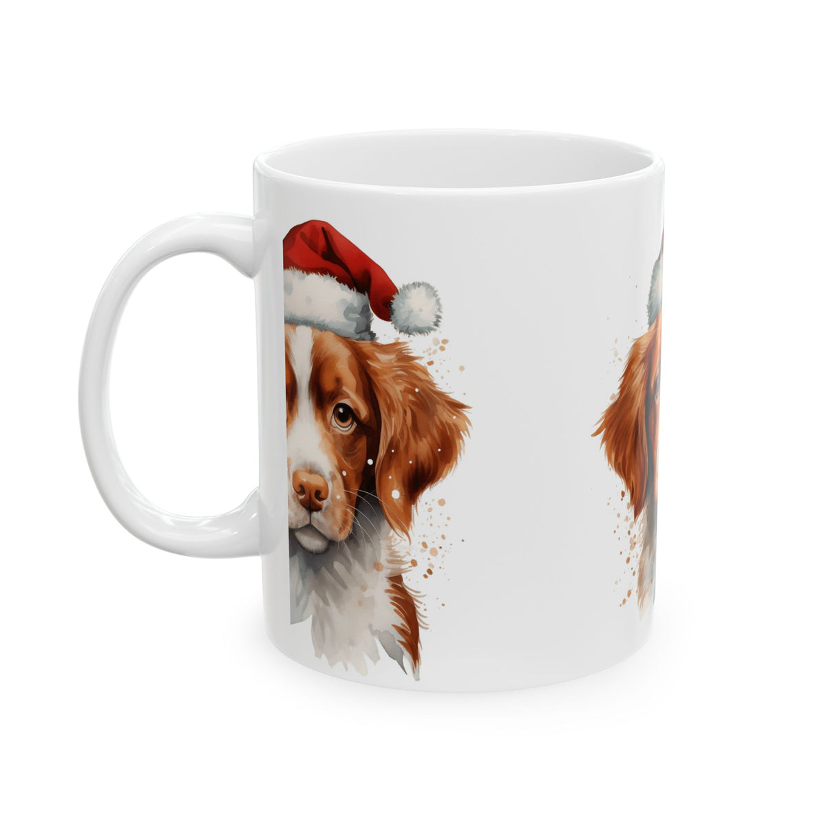 Christmas Santa Dog Ceramic Mug 11oz  Item #19005