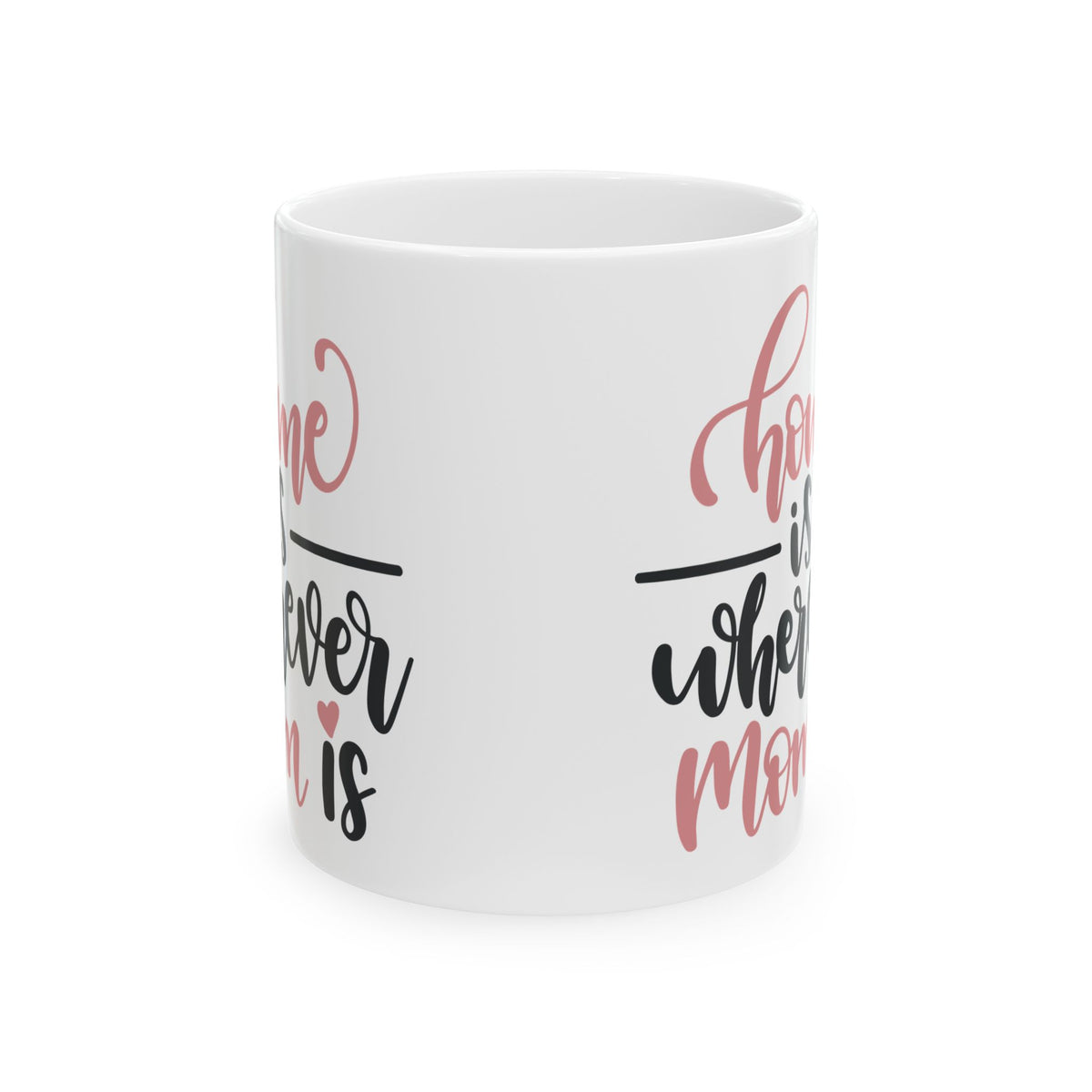 Mama Coffee Mug - "Home is Wherever Mom Is" Ceramic Gift 11oz    Item #143749