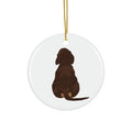 Dog Ceramic Disc Ornament         Item #5231942