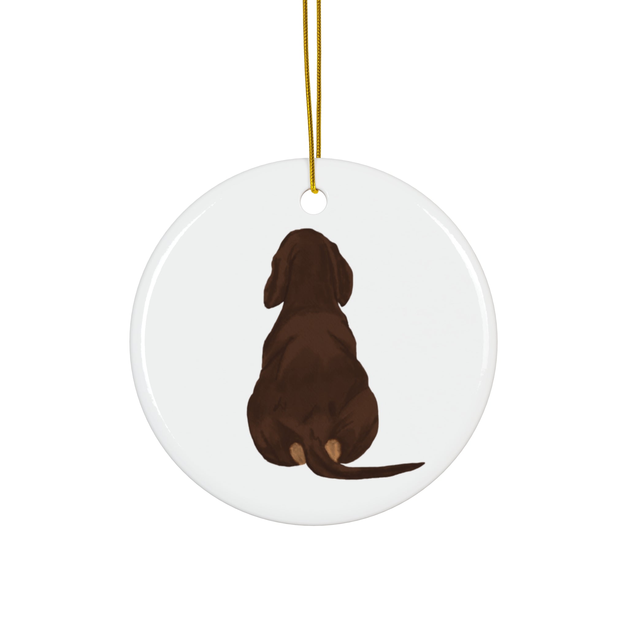 Dog Ceramic Disc Ornament         Item #5231942