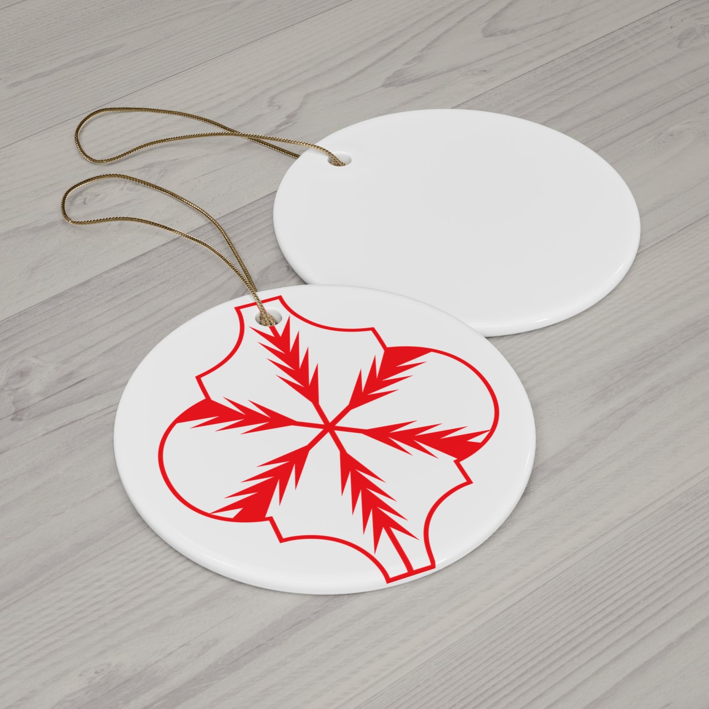 Arabesque Ceramic Disc Ornament       Item #9269819