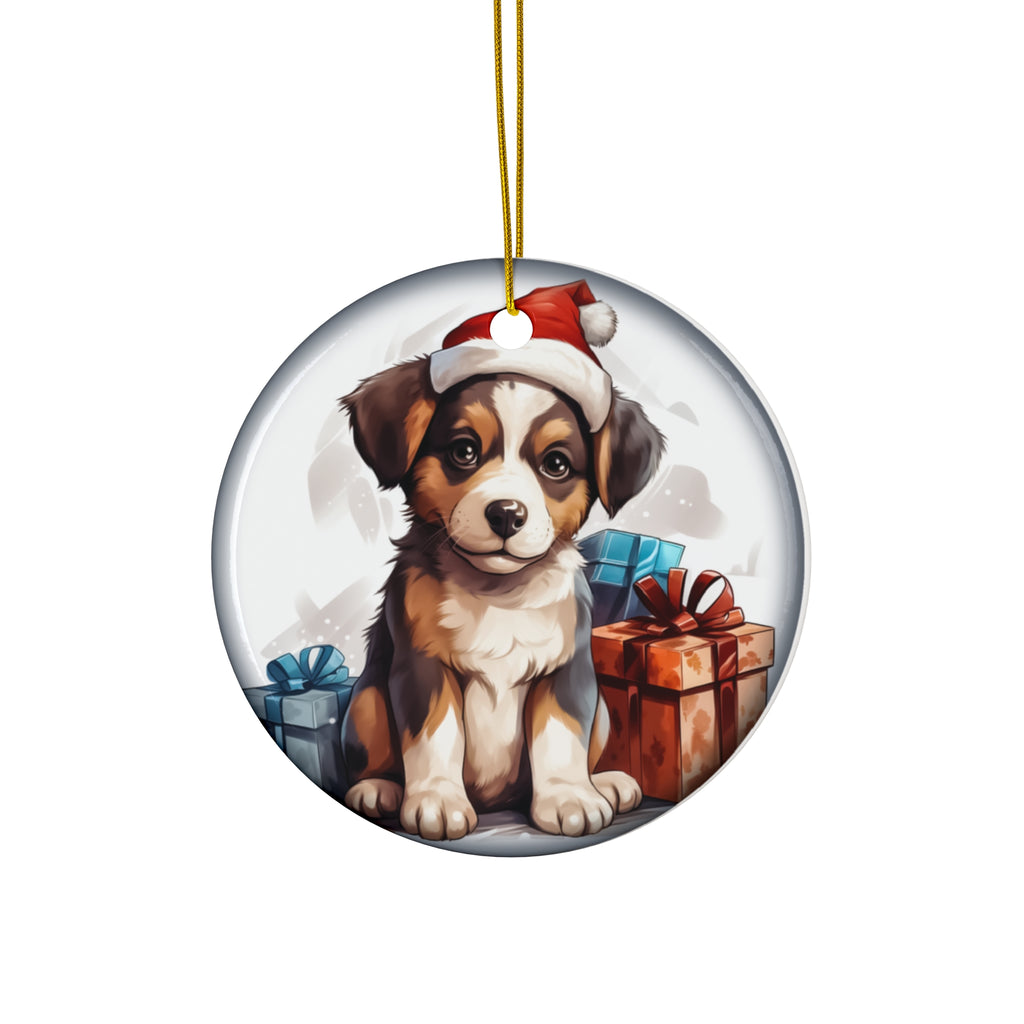 Dog Ceramic Disc Ornament          Item #2727833