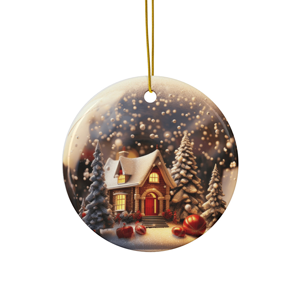 Globe House Ceramic Ornament     Item #5575933
