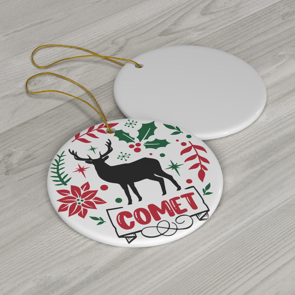 Comet Ceramic Disc Ornament         Item #4263058