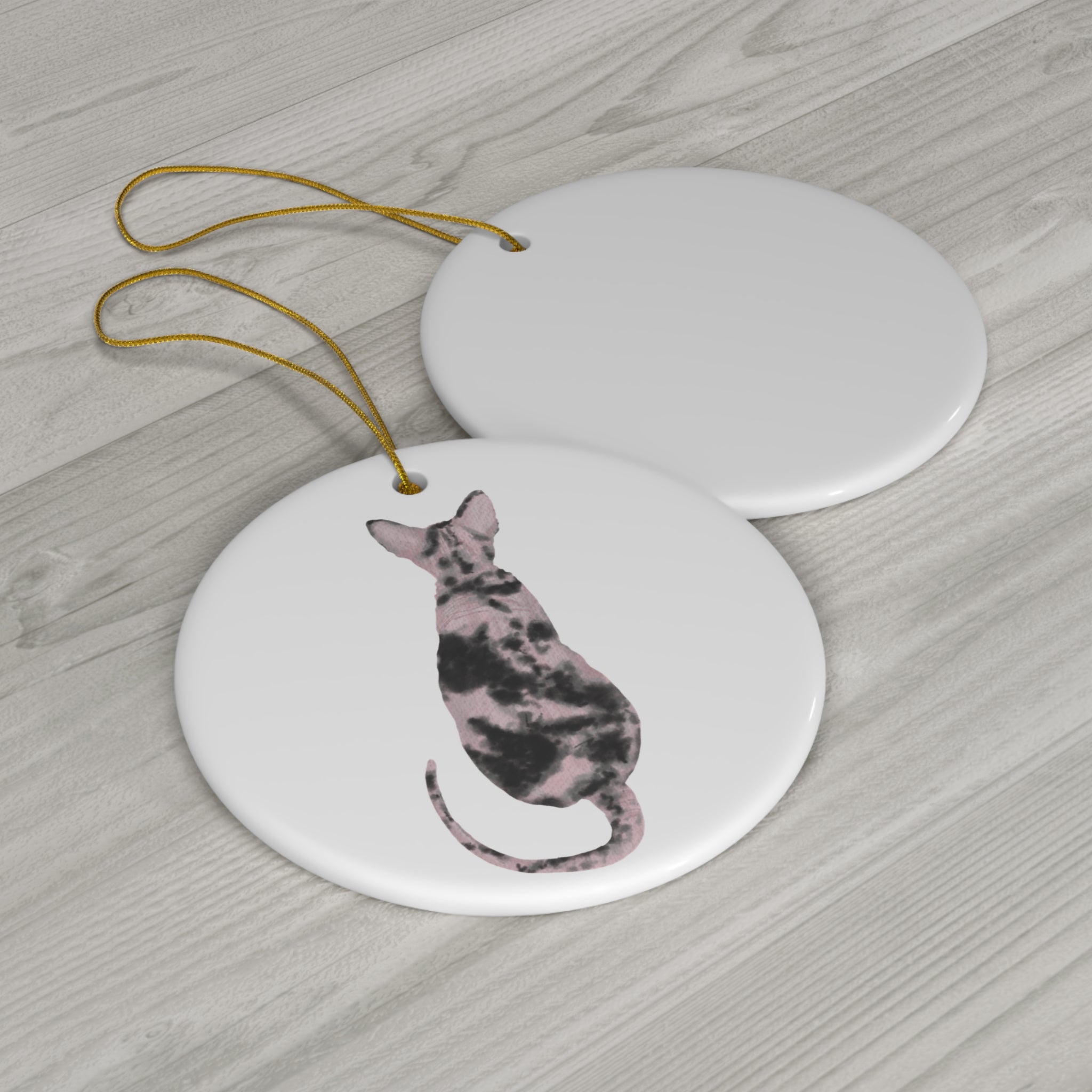 Cat Ceramic Ornament      Item #333489 - Buckshot's Bargain Barn